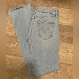 MOTHER Light Wash Jeans- The Insider Sneak